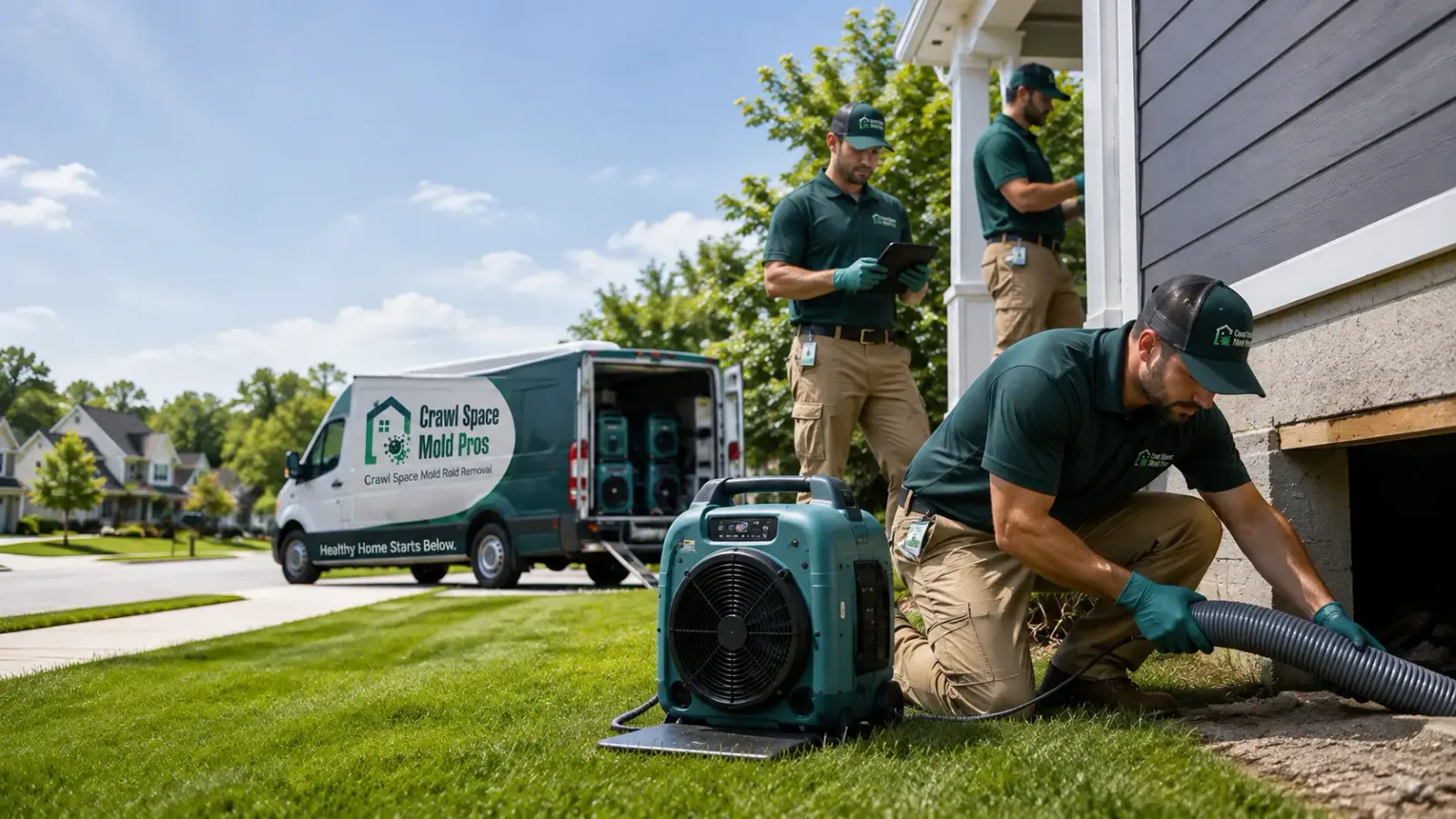 Crawl Space Mold Removal in Kanopolis, KS